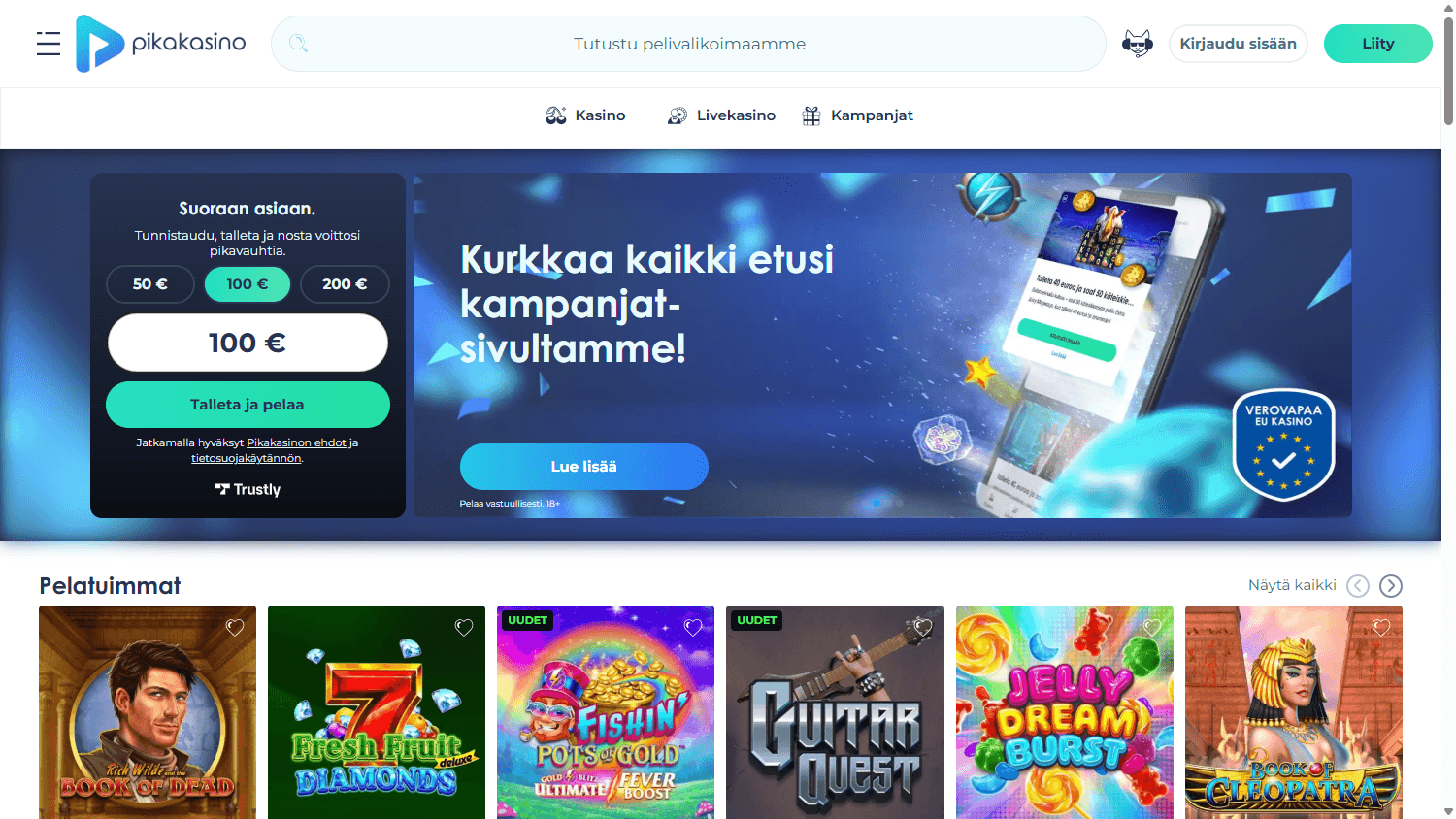 pikakasino_casino_homepage_desktop