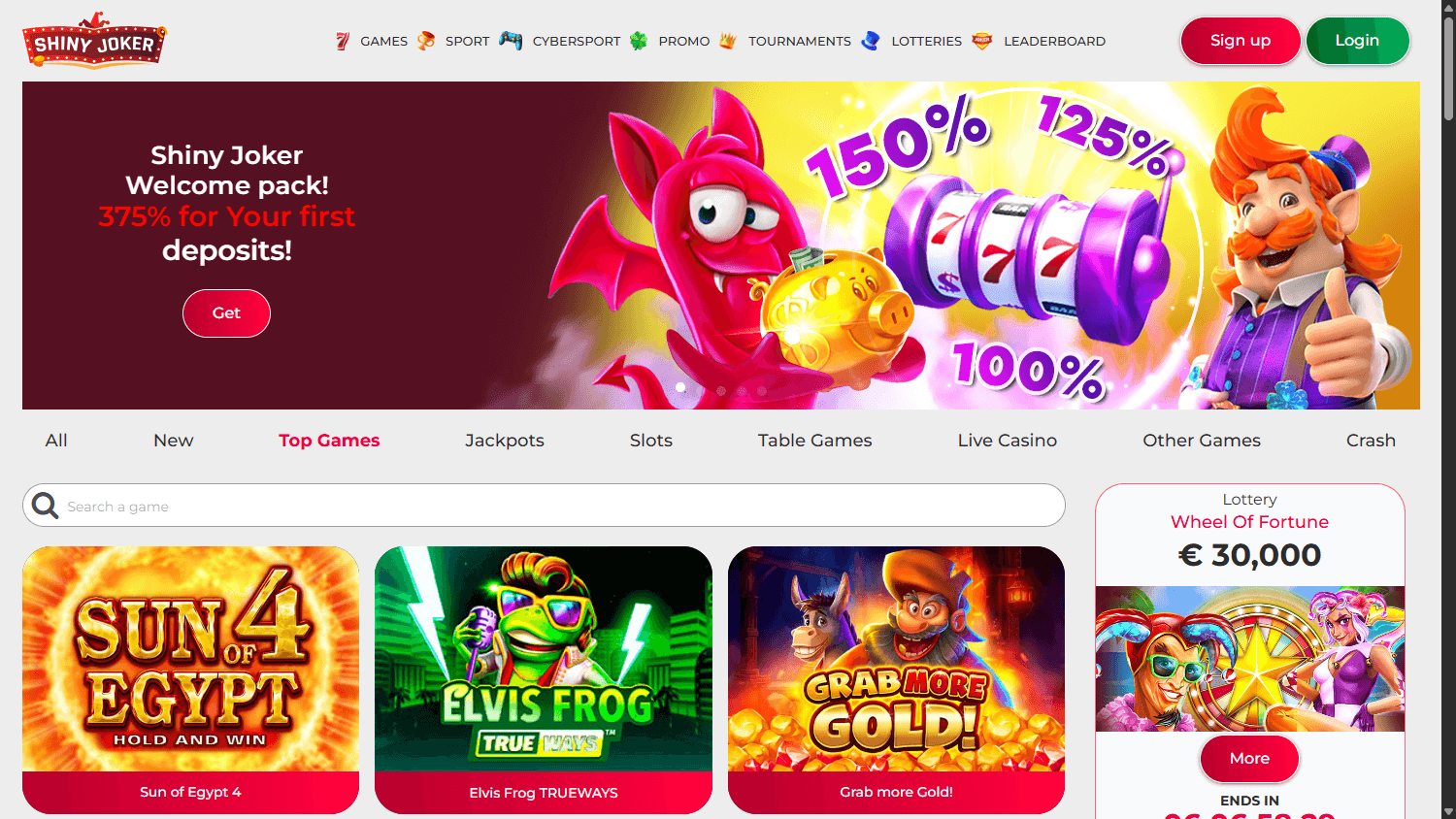 shiny_joker_casino_homepage_desktop