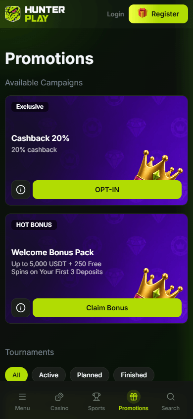 hunterplay_casino_promotions_mobile