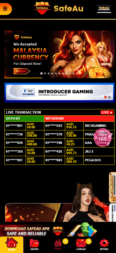 safeau_casino_homepage_mobile
