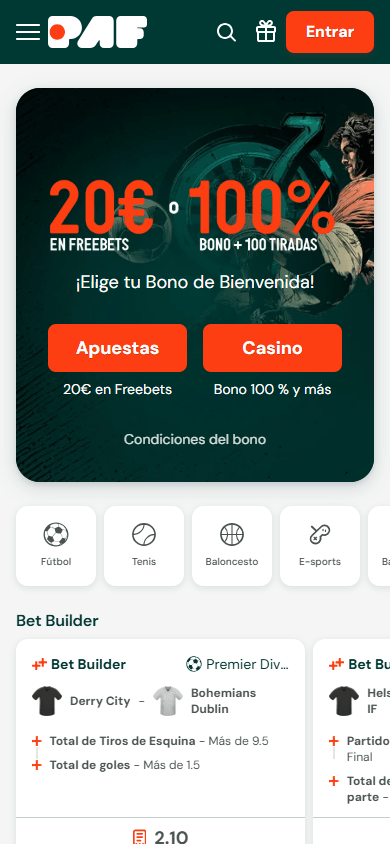 Paf_Casino_ES_homepage_mobile