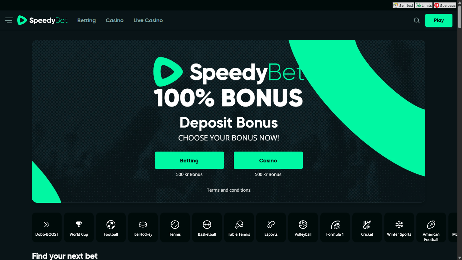 speedybet_casino_homepage_desktop