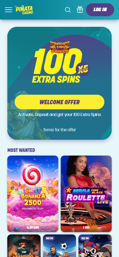 pinata_casino_homepage_mobile
