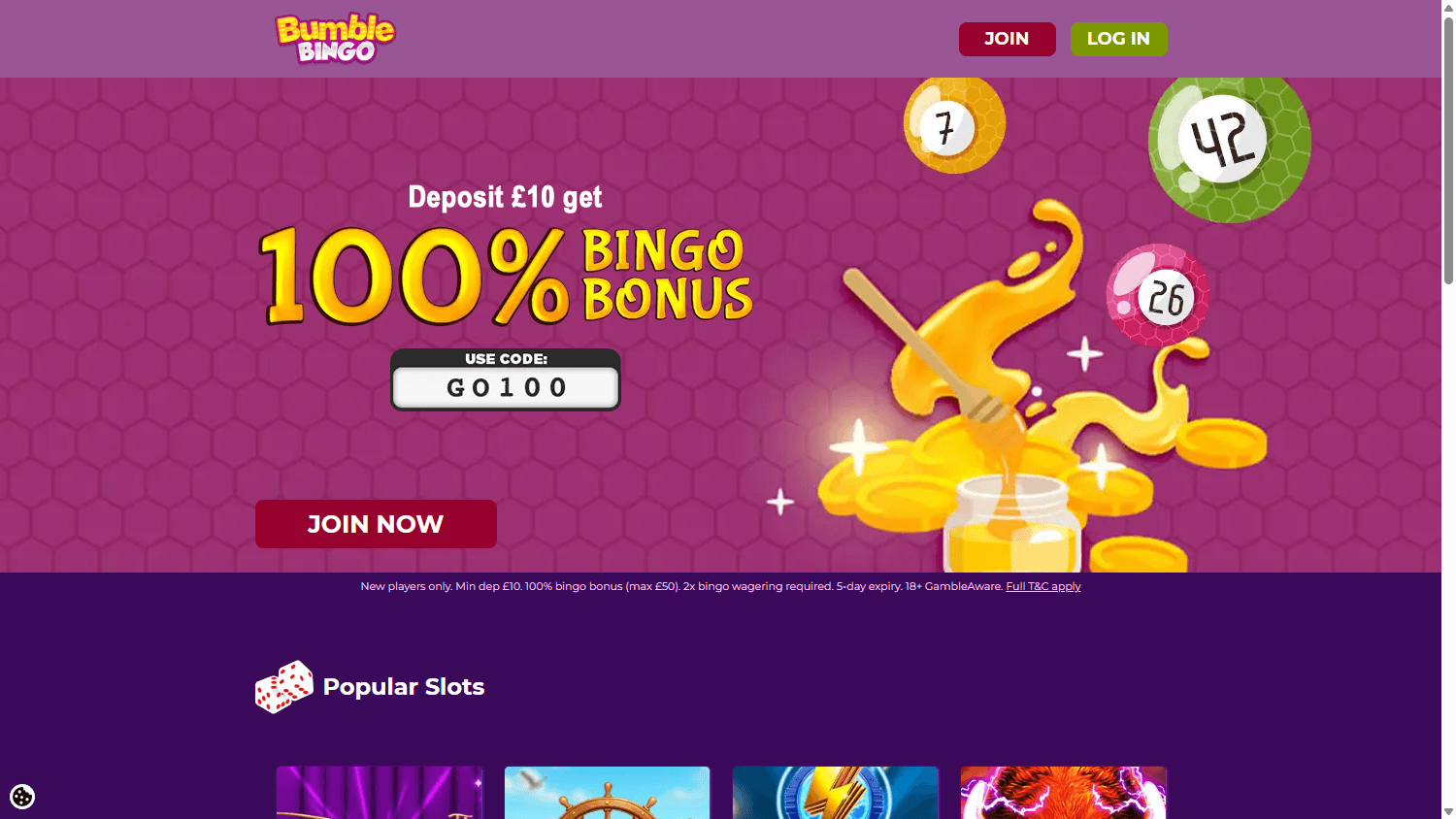 bumble_bingo_casino_homepage_desktop