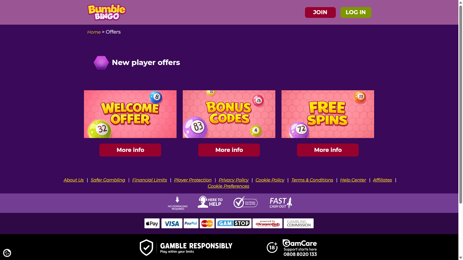 bumble_bingo_casino_promotions_desktop