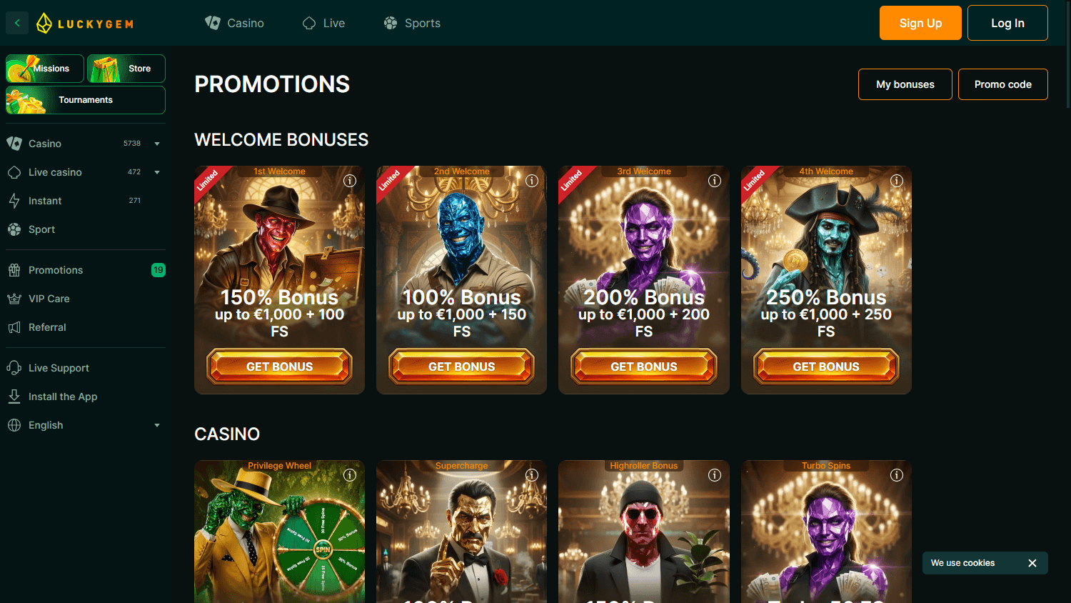 luckygem_casino_promotions_desktop