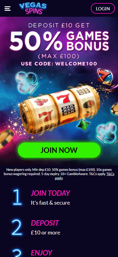 Vegas_Spins_Casino_homepage_mobile