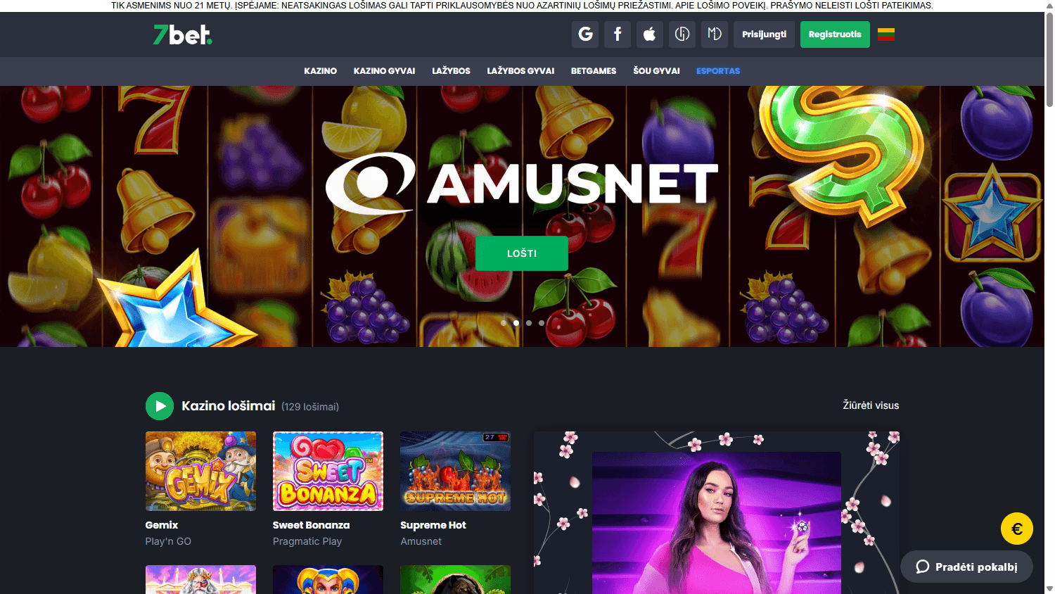 7bet_casino_lv_homepage_desktop