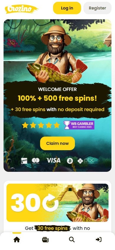 orozino_casino_homepage_mobile