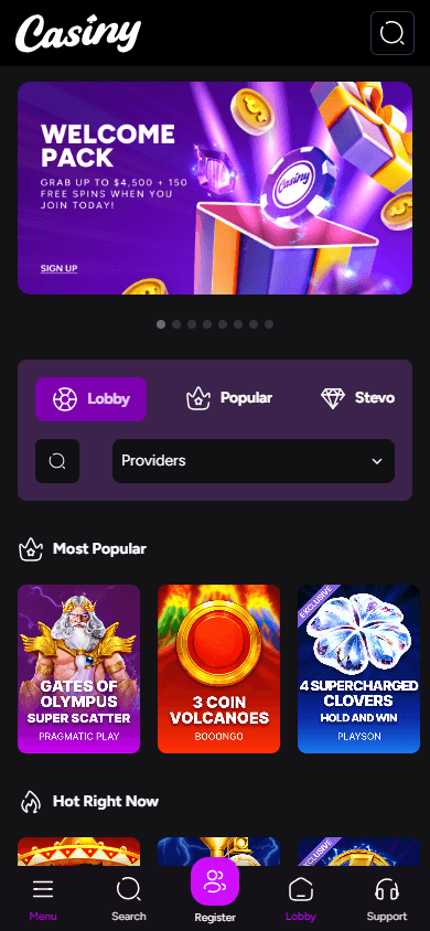 casiny_casino_homepage_mobile