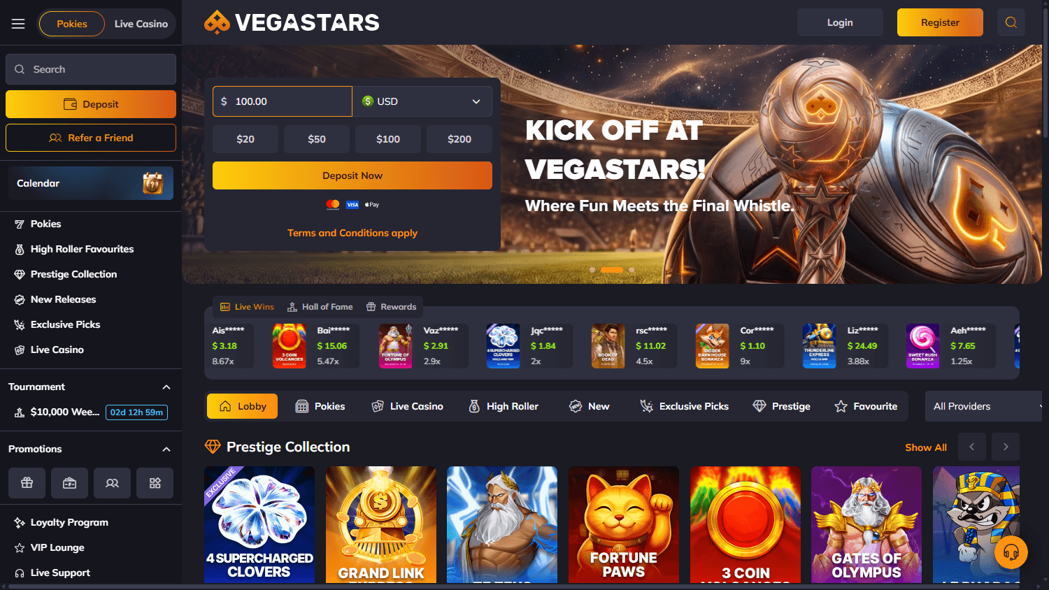 vegastars_casino_homepage_desktop