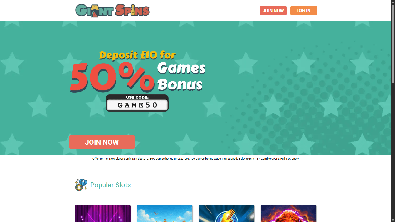 giant_spins_casino_homepage_desktop