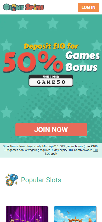 giant_spins_casino_homepage_mobile