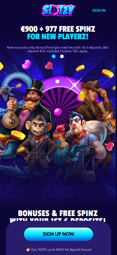 slotzy_casino_homepage_mobile