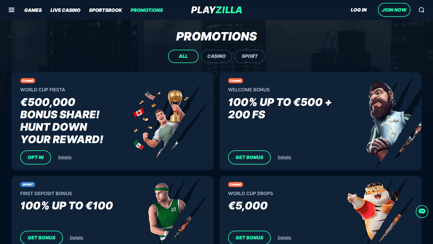 playzilla_casino_promotions_desktop