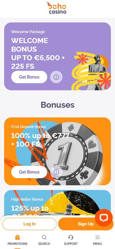 BOHO_Casino_promotions_mobile