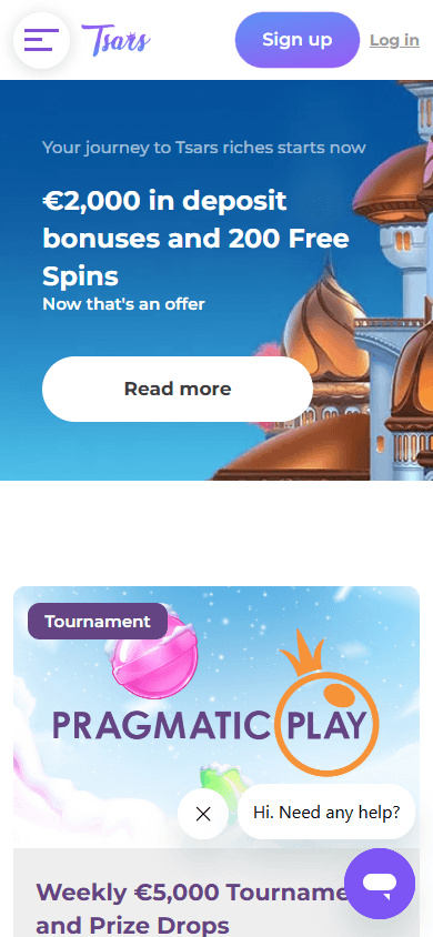 Tsars_Casino_promotions_mobile