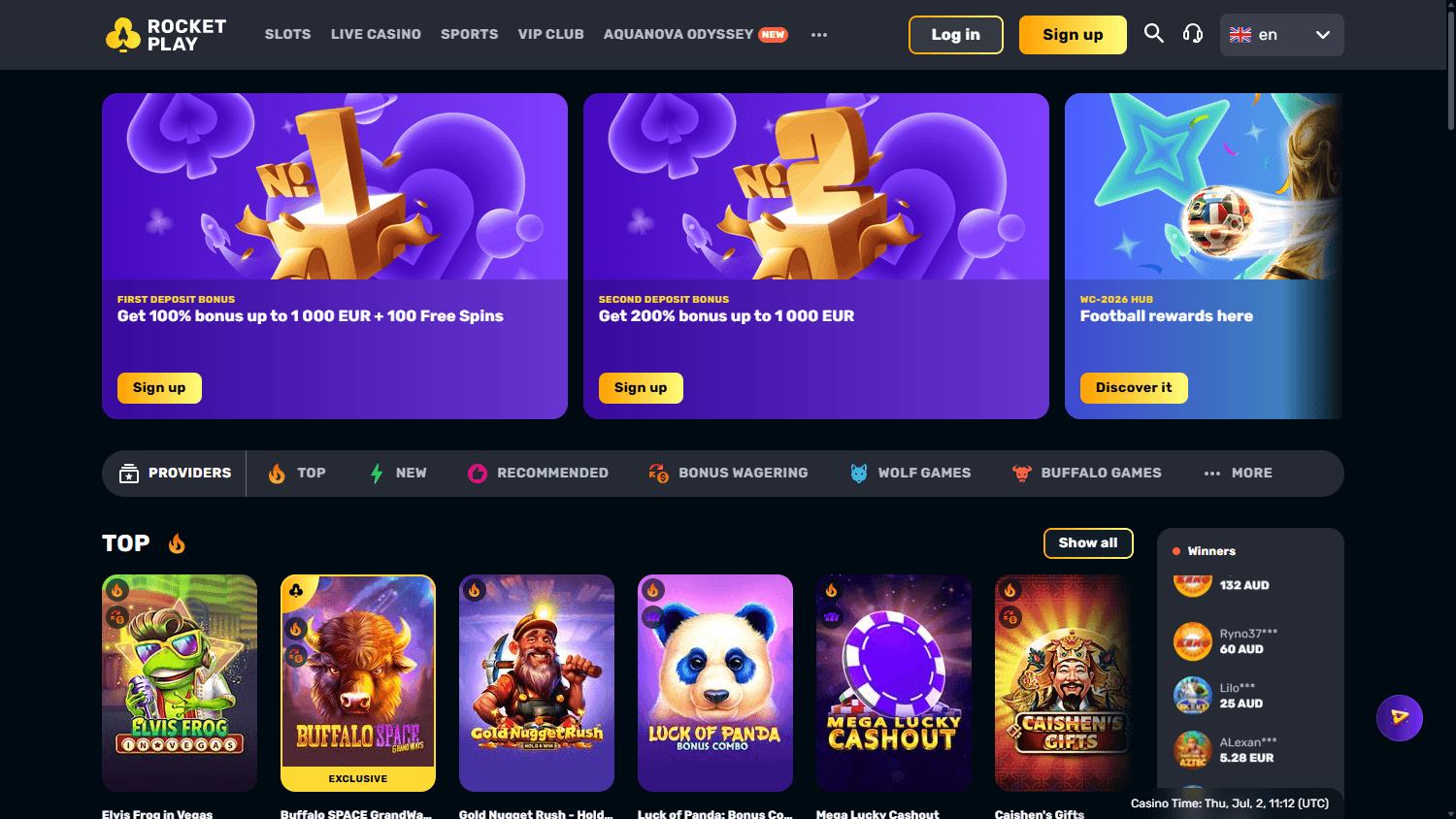 rocketplay_casino_homepage_desktop