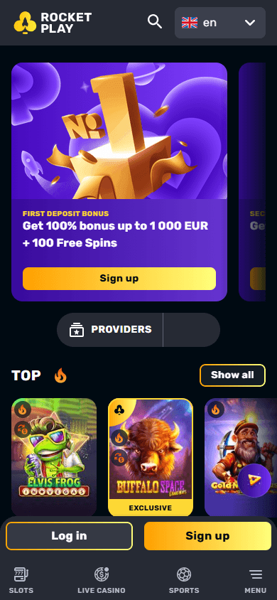 rocketplay_casino_homepage_mobile