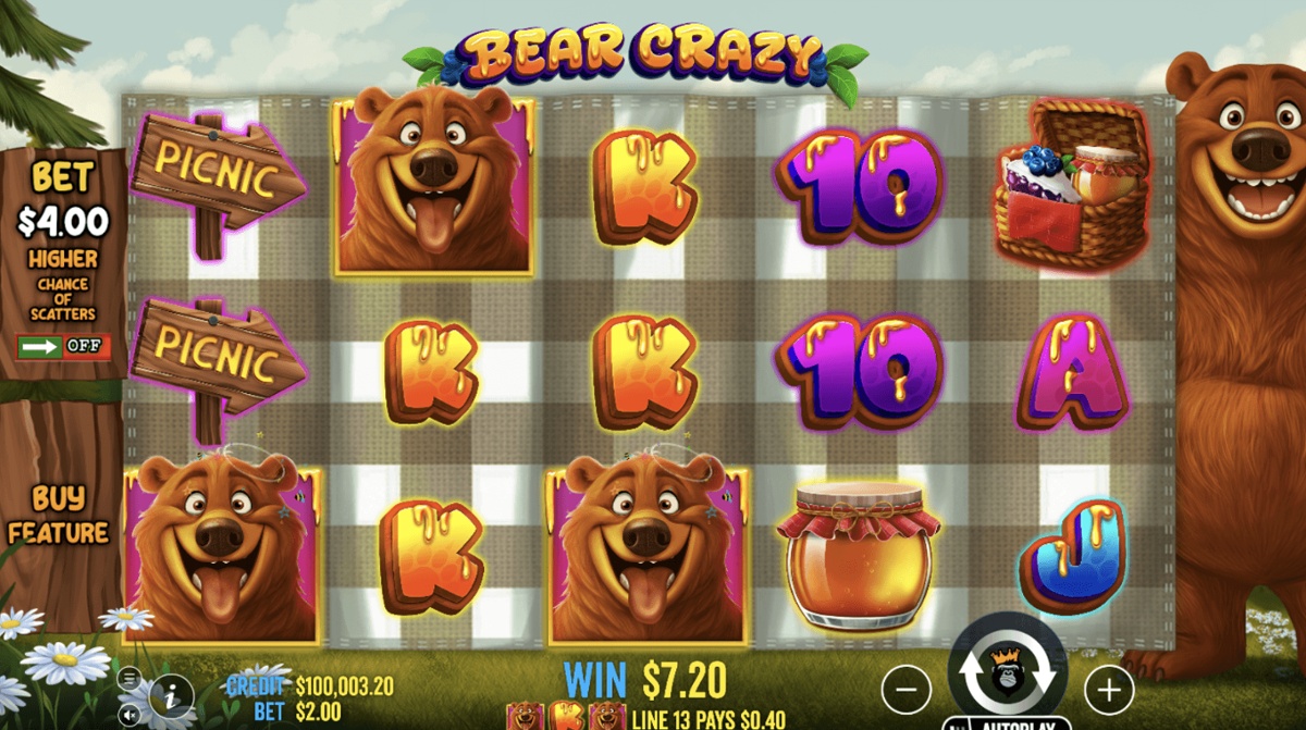 The honey jar is among the more sought-after regular symbols in this game