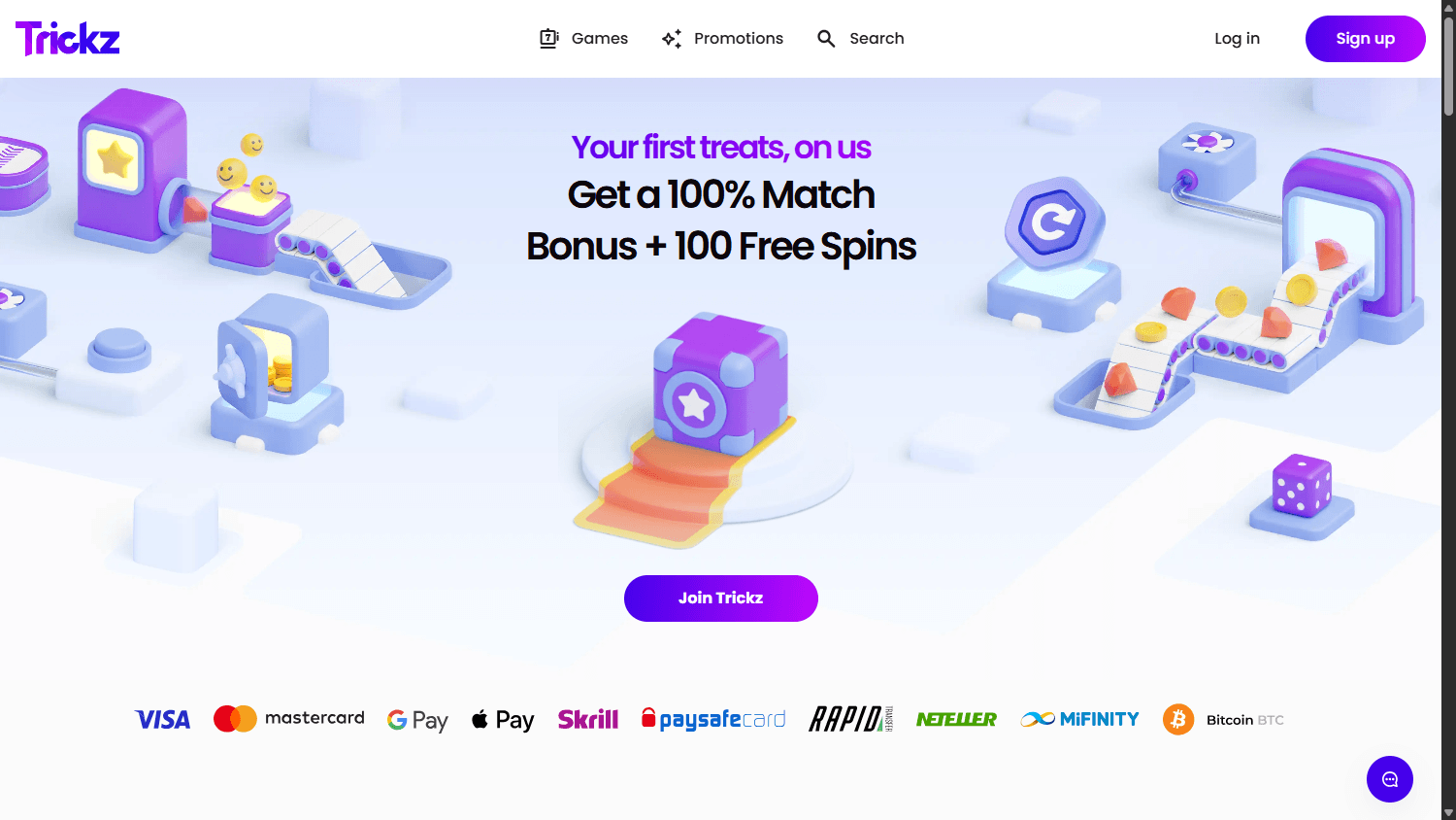 trickz_casino_homepage_desktop