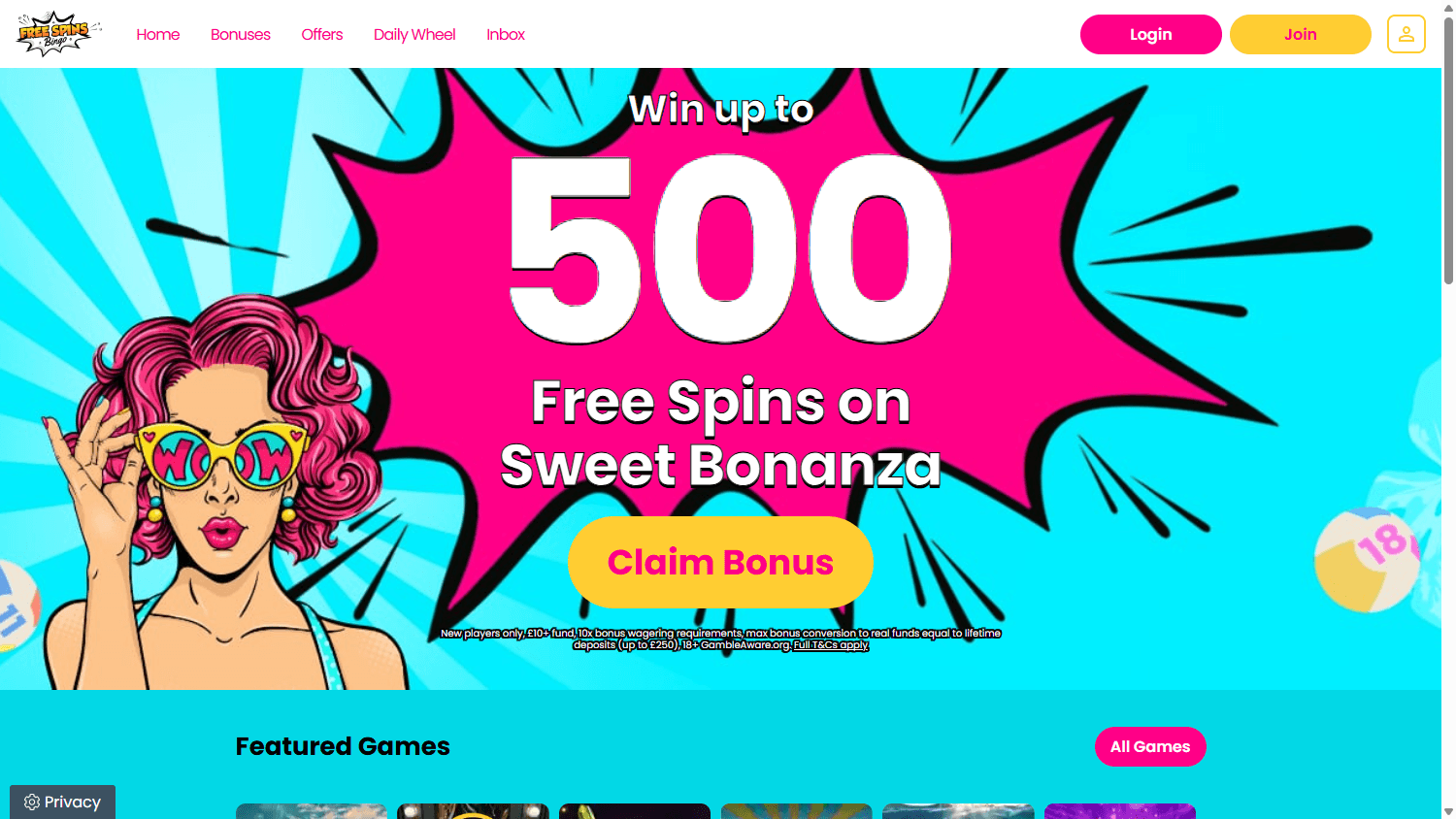 freespinsbingo_casino_homepage_desktop