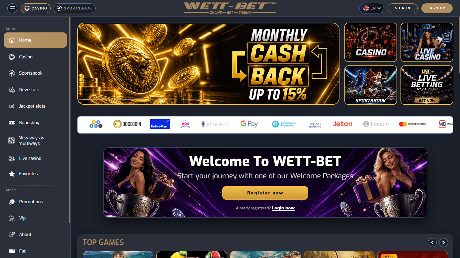 Wett-Bet_Casino_homepage_desktop