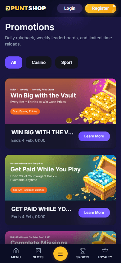 PuntShop_Casino_promotions_mobile