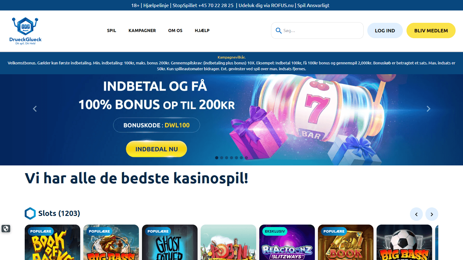 DrueckGlueck_Casino_DK_homepage_desktop