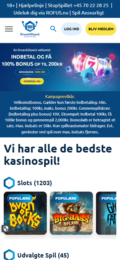 DrueckGlueck_Casino_DK_homepage_mobile