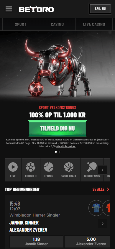 Betoro_Casino_homepage_mobile