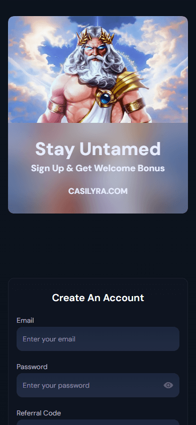 Casilyra_Casino_homepage_mobile