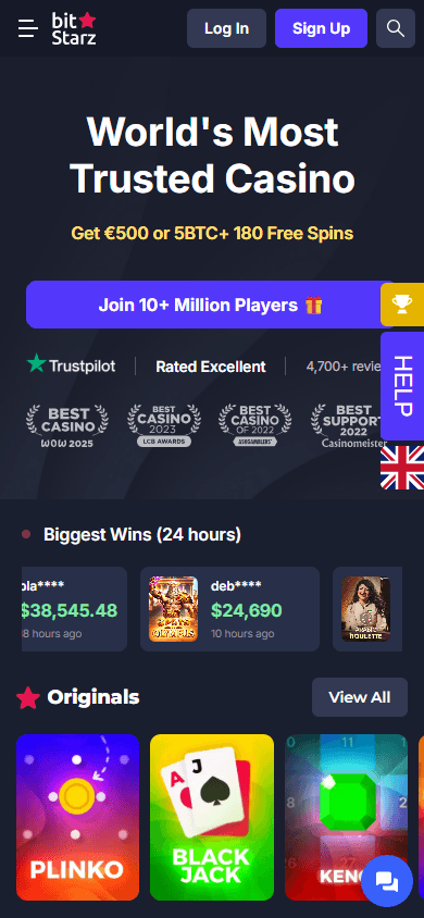 BitStarz_Casino_homepage_mobile
