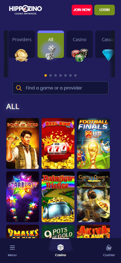 Hippozino_Casino_game_gallery_mobile