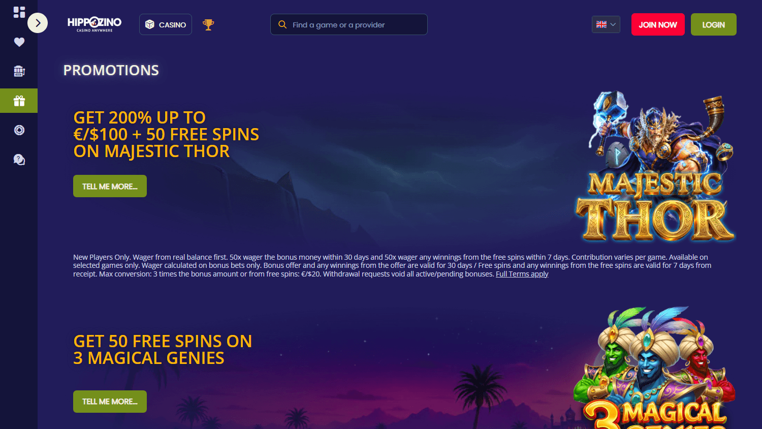Hippozino_Casino_promotions_desktop