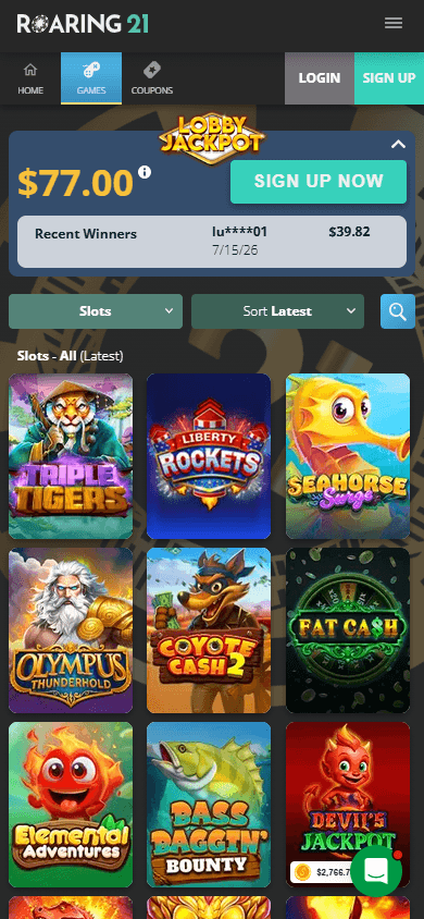 Roaring21_Casino_game_gallery_mobile