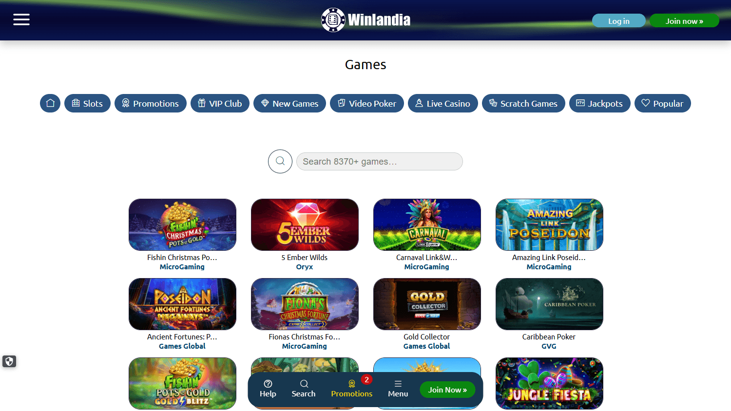 Winlandia_Casino_game_gallery_desktop