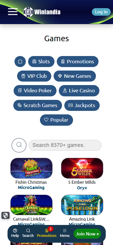 Winlandia_Casino_game_gallery_mobile