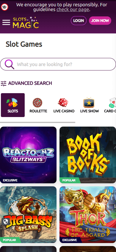 Slots_Magic_Casino_UK_game_gallery_mobile