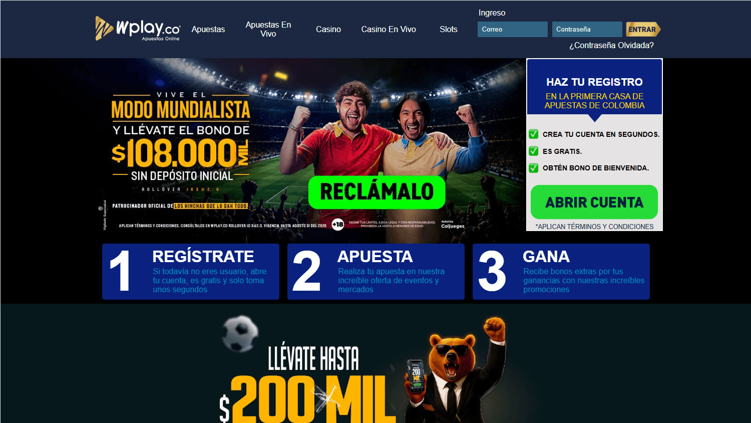 Wplay.co_Casino_homepage_desktop