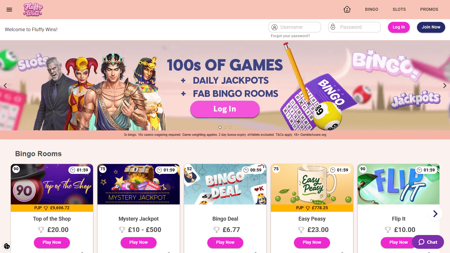 Fluffy_Wins_Casino_homepage_desktop
