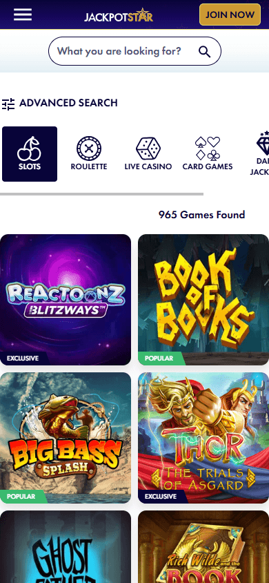JackpotStar_Casino_game_gallery_mobile