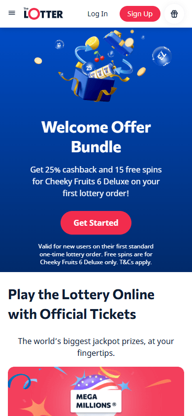The_Lotter_Casino_homepage_mobile