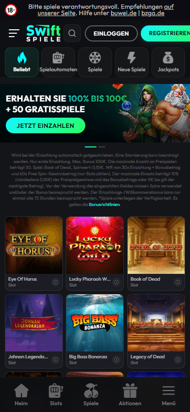 Swift_Spiele_Casino_homepage_mobile