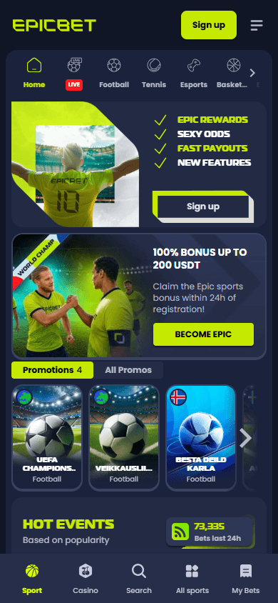 epicbet_casino_homepage_mobile