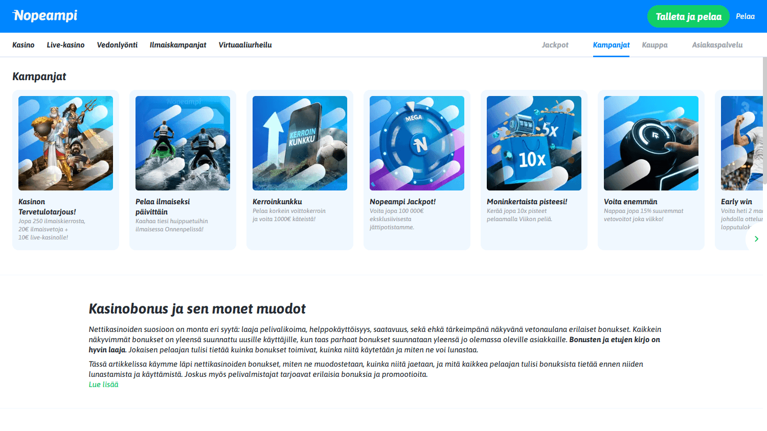 nopeampi_casino_promotions_desktop