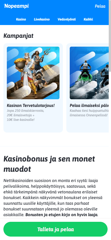 nopeampi_casino_promotions_mobile