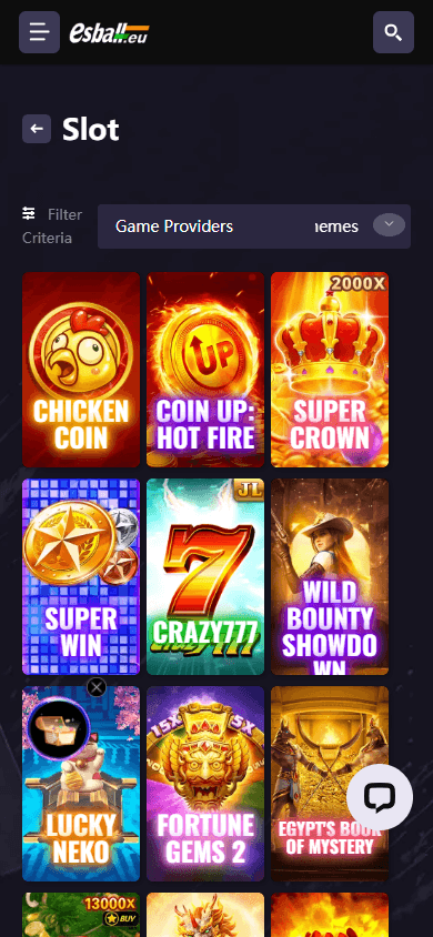 Esball_Casino_game_gallery_mobile