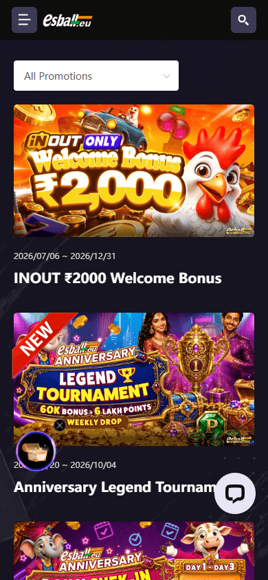 Esball_Casino_promotions_mobile