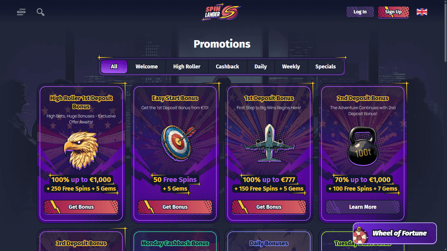 spinlander_casino_promotions_desktop